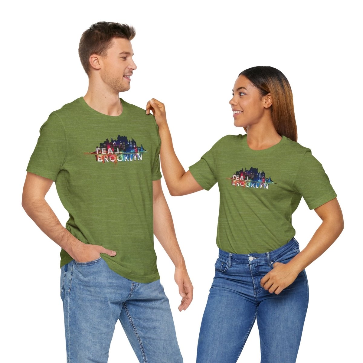 REAL Brooklyn Skyline Vector Picasso - T-Shirt | ShirtyAgents