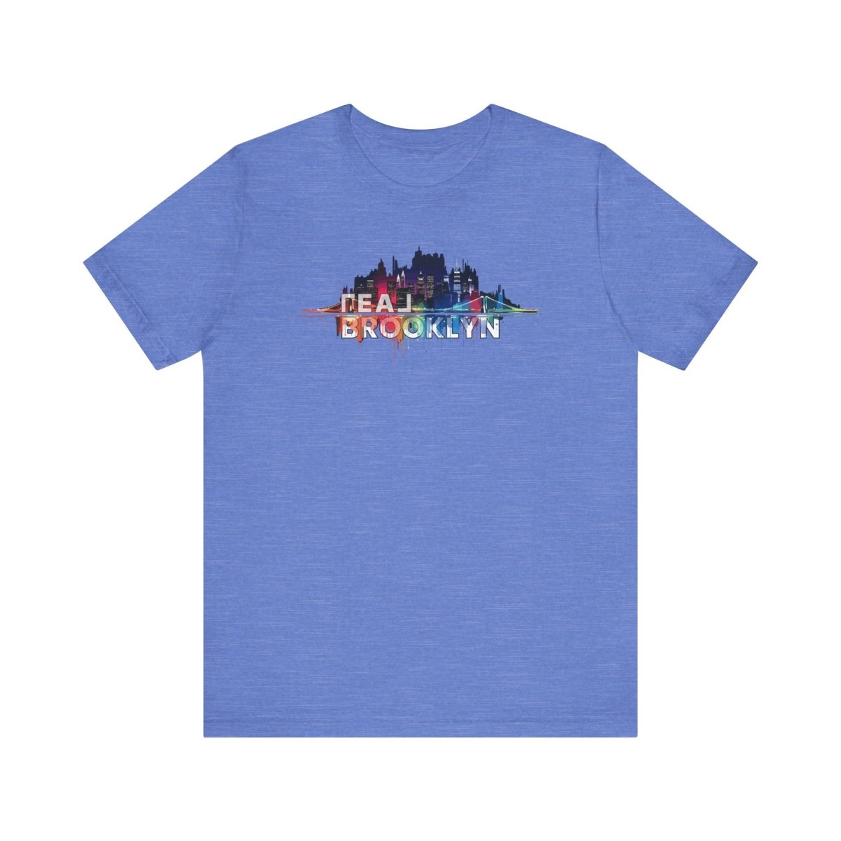 REAL Brooklyn Skyline Vector Picasso - T-Shirt | ShirtyAgents