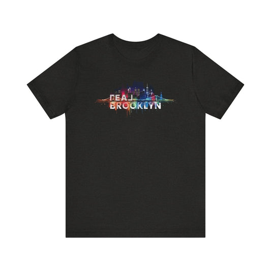 REAL Brooklyn Skyline Vector Picasso - T-Shirt | ShirtyAgents