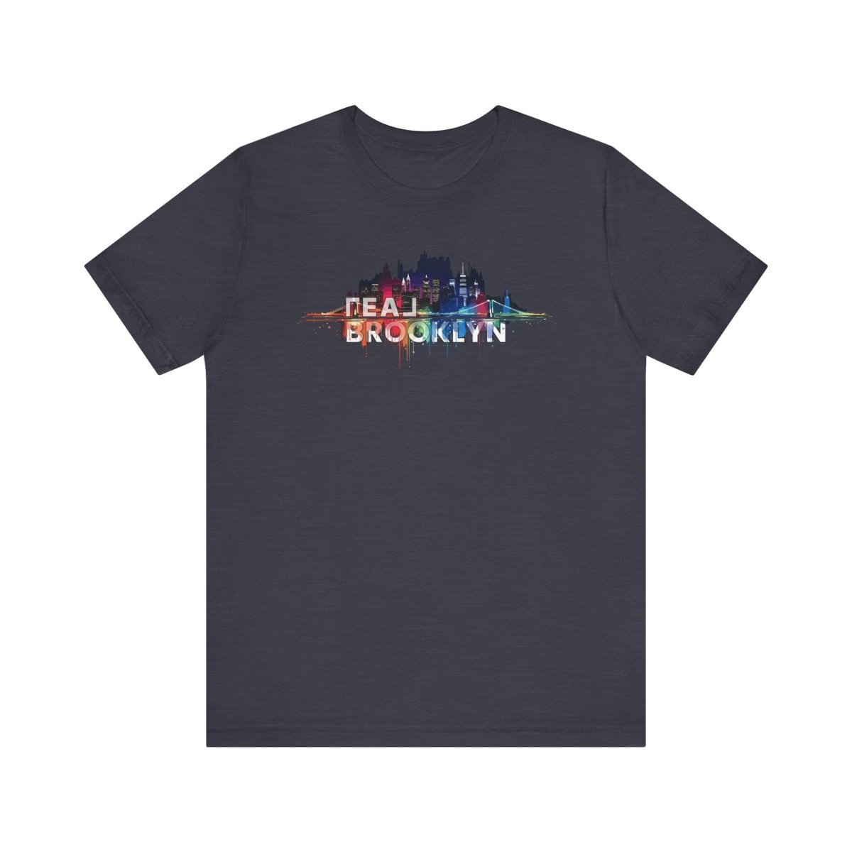 REAL Brooklyn Skyline Vector Picasso - T-Shirt | ShirtyAgents
