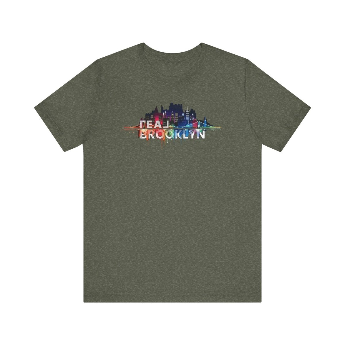 REAL Brooklyn Skyline Vector Picasso - T-Shirt | ShirtyAgents