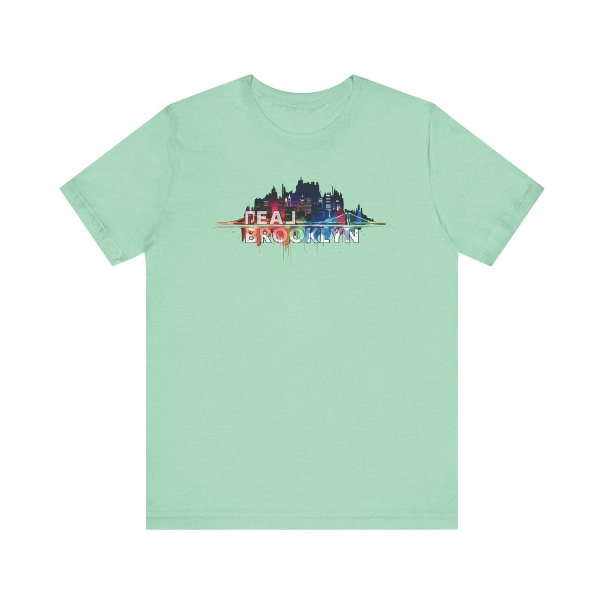 REAL Brooklyn Skyline Vector Picasso - T-Shirt | ShirtyAgents