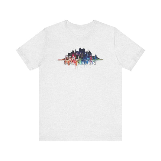 REAL Brooklyn Skyline Vector Picasso - T-Shirt | ShirtyAgents