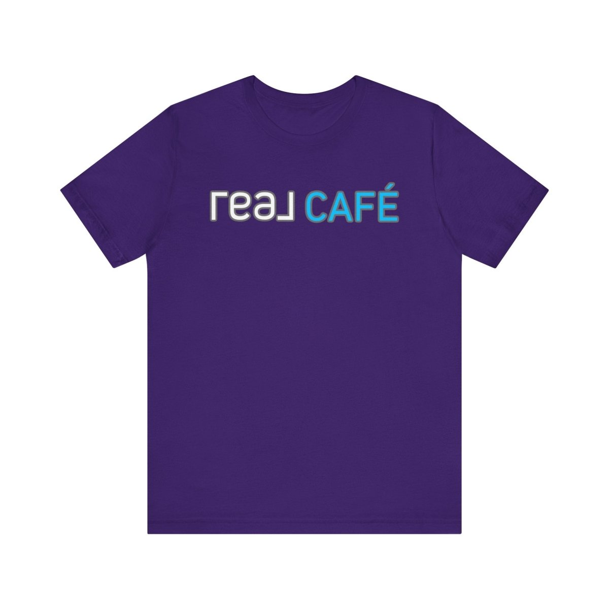 REAL Cafe Blue - T-Shirt | ShirtyAgents