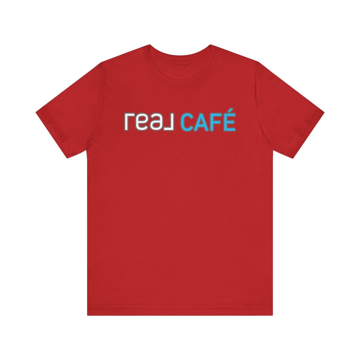 REAL Cafe Blue - T-Shirt | ShirtyAgents
