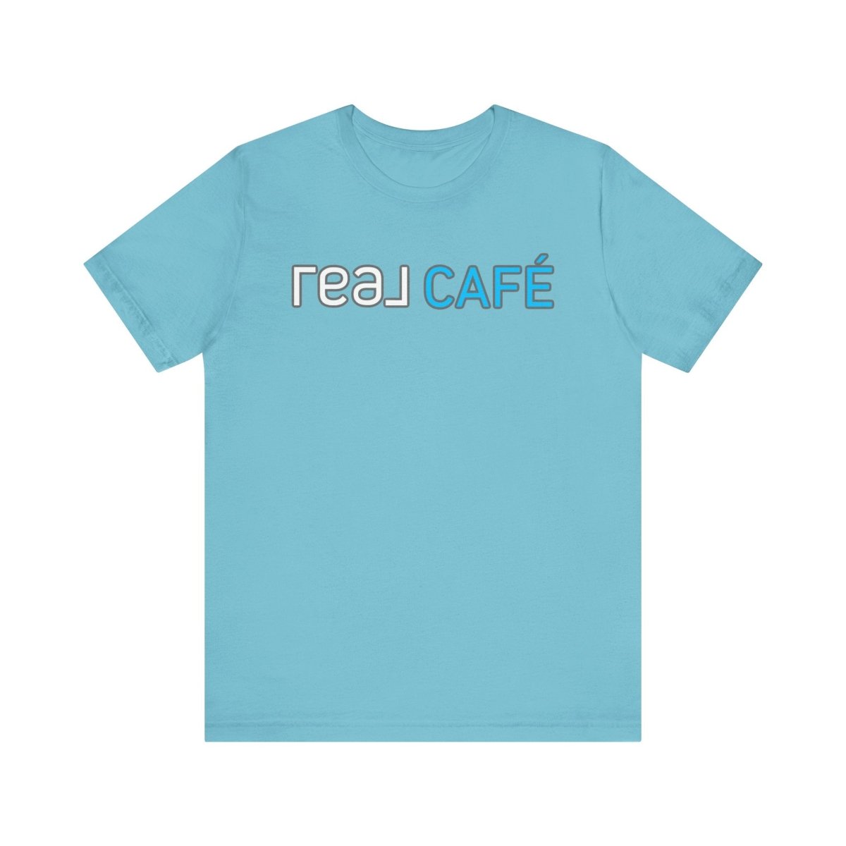 REAL Cafe Blue - T-Shirt | ShirtyAgents
