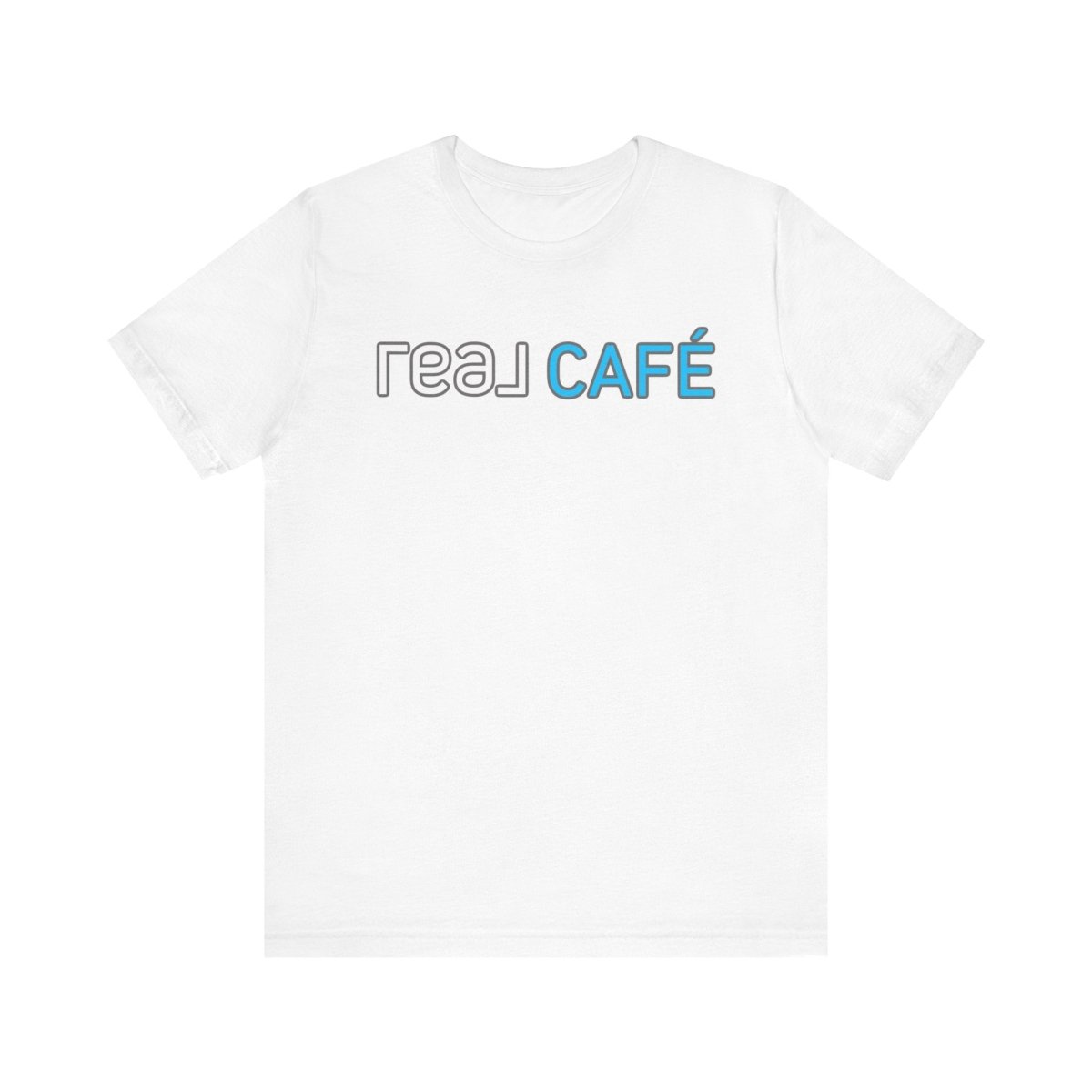 REAL Cafe Blue - T-Shirt | ShirtyAgents