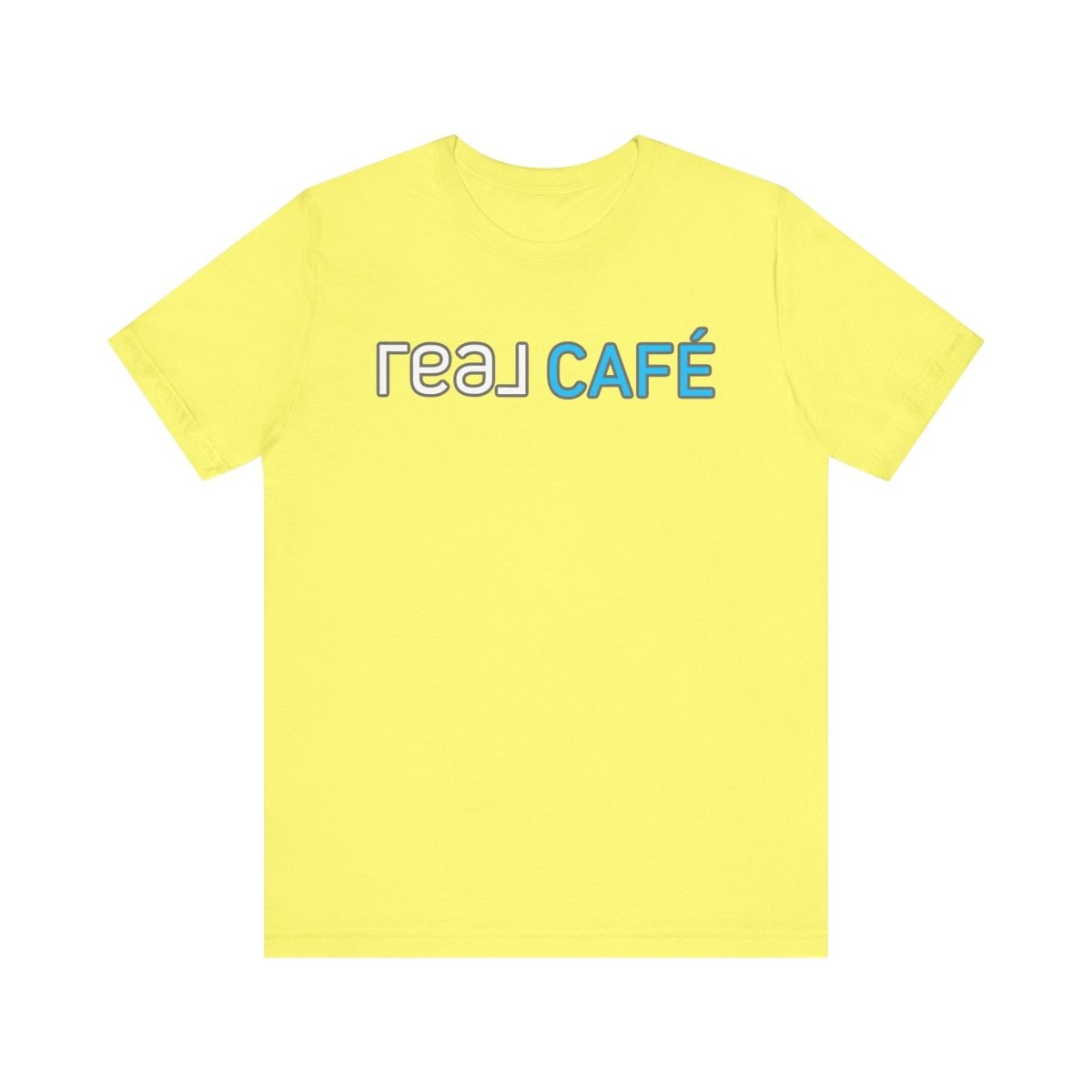 REAL Cafe Blue - T-Shirt | ShirtyAgents