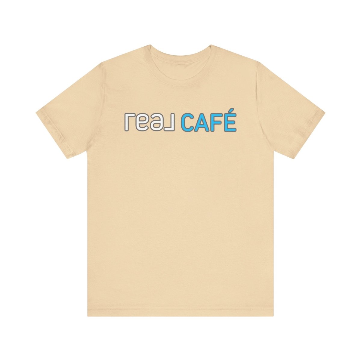REAL Cafe Blue - T-Shirt | ShirtyAgents