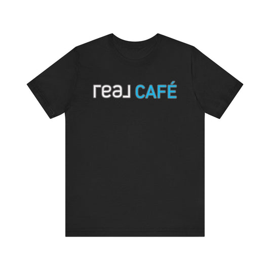 REAL Cafe Blue - T-Shirt | ShirtyAgents