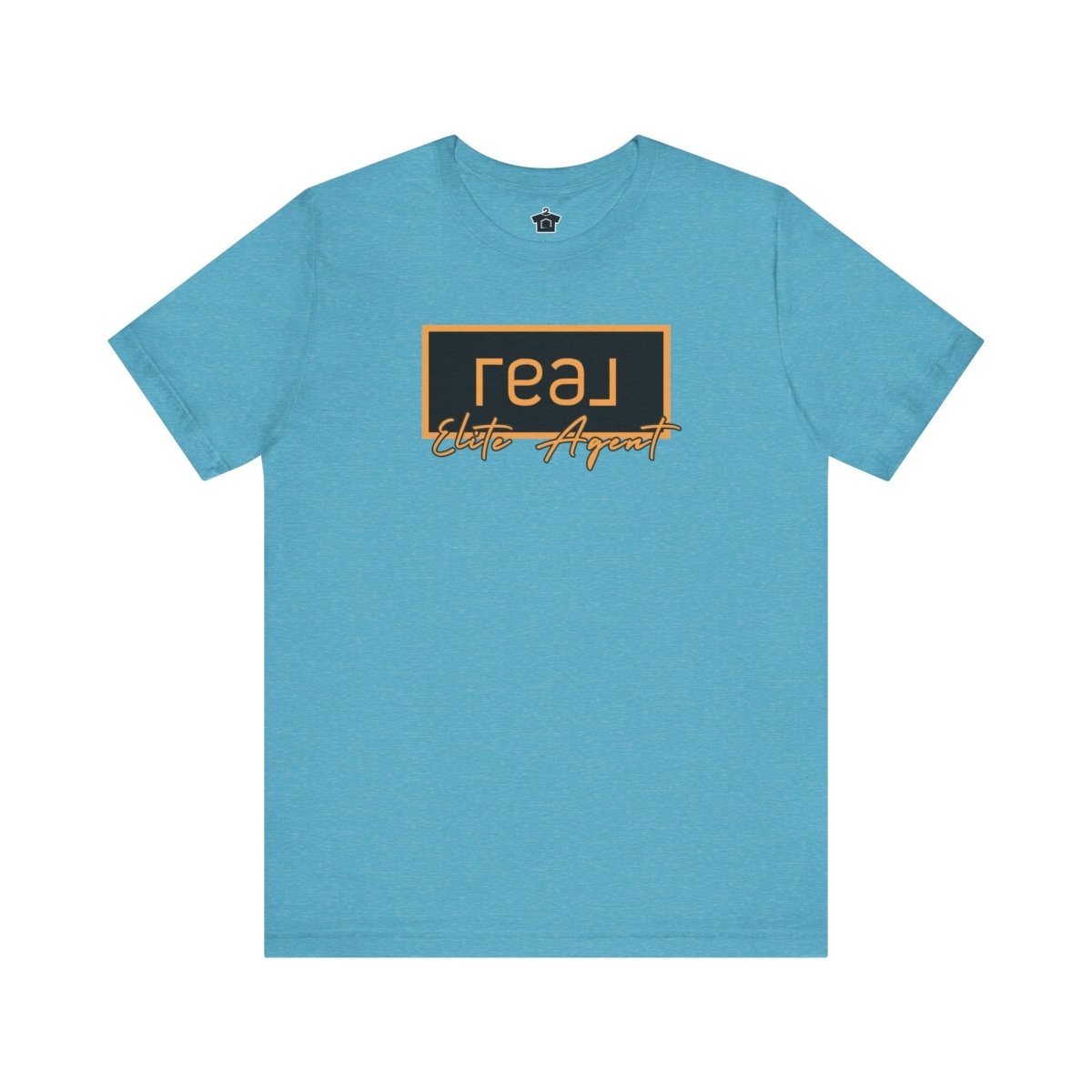 REAL Elite Agent Modern Logo Tshirt (Saffron) - T-Shirt | ShirtyAgents