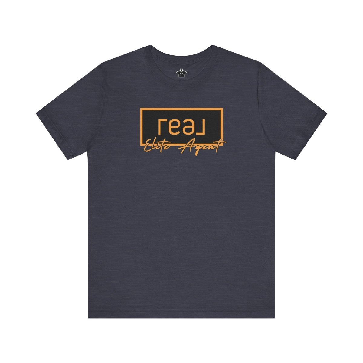 REAL Elite Agent Modern Logo Tshirt (Saffron) - T-Shirt | ShirtyAgents