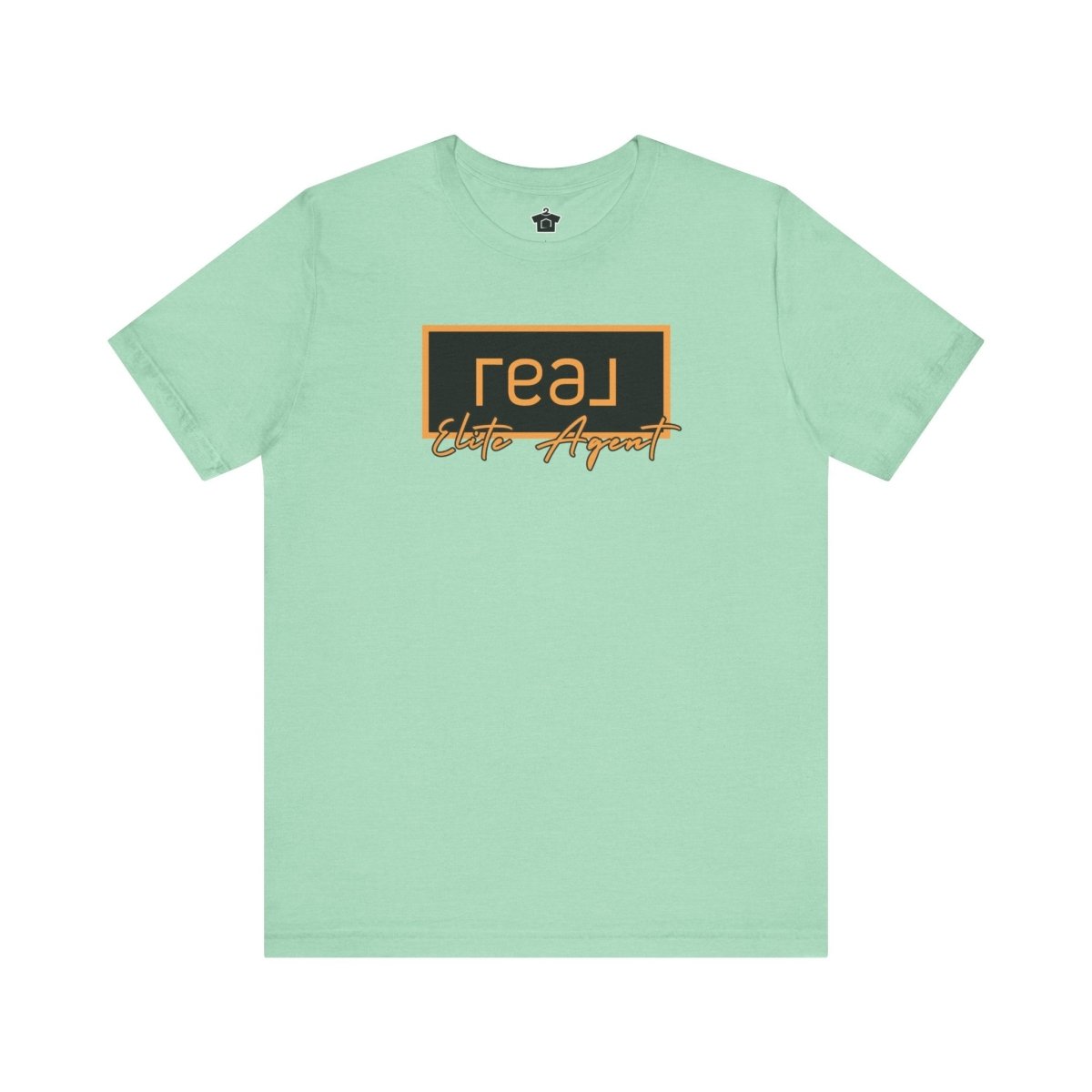 REAL Elite Agent Modern Logo Tshirt (Saffron) - T-Shirt | ShirtyAgents