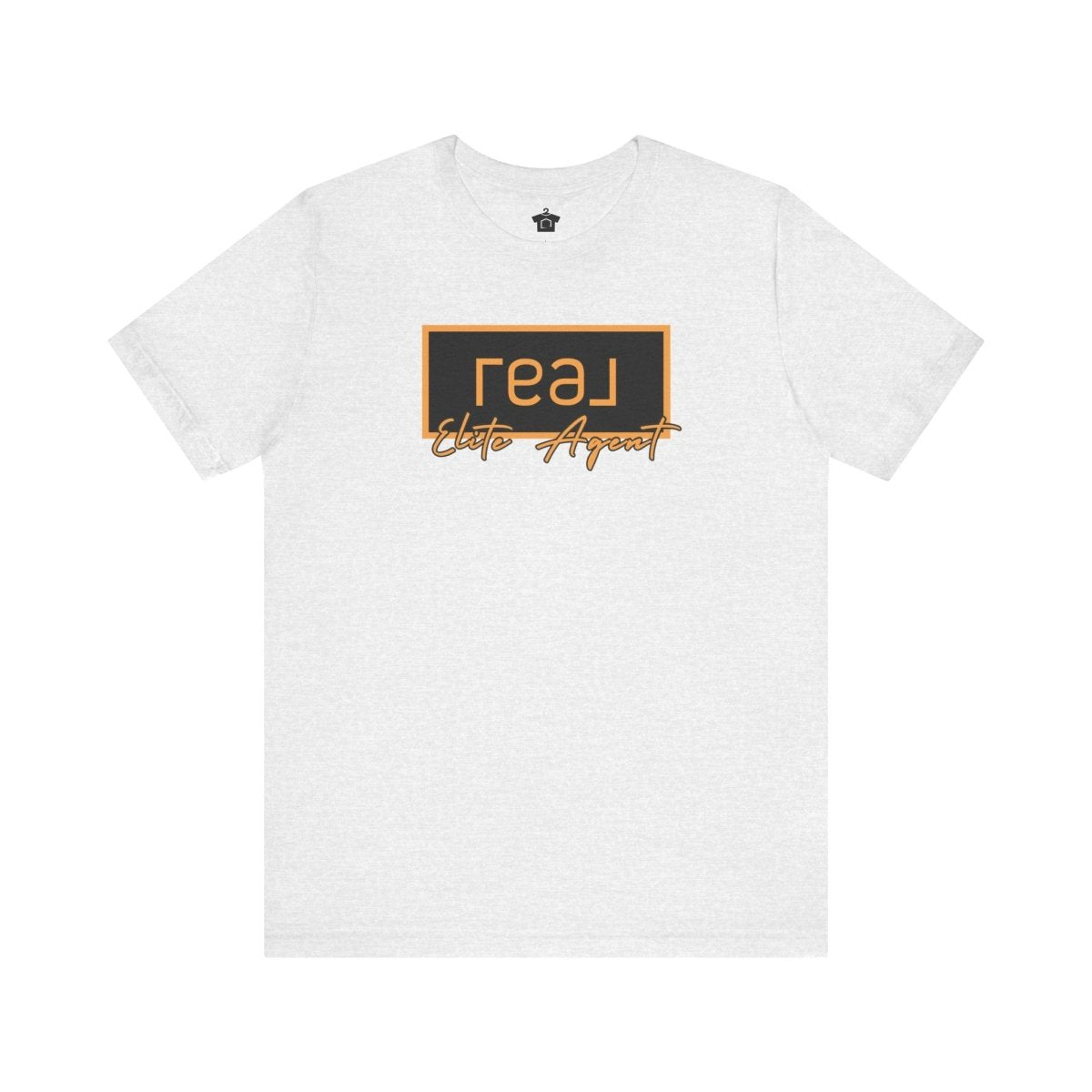 REAL Elite Agent Modern Logo Tshirt (Saffron) - T-Shirt | ShirtyAgents