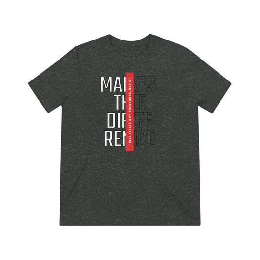 Real Estate Makes The Difference Athletic - T-Shirt | ShirtyAgents