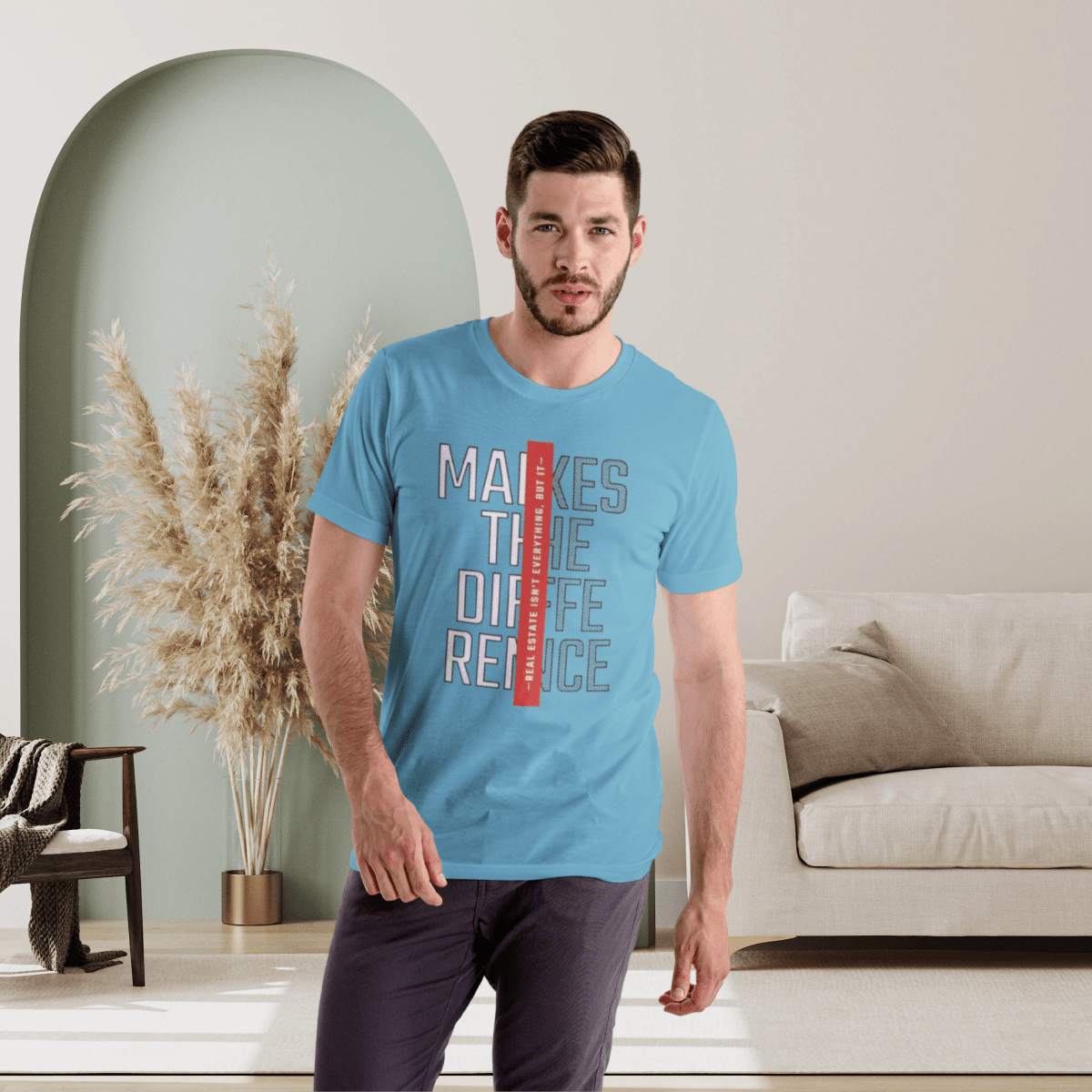 Real Estate Makes the Difference T-Shirt - T-Shirt | ShirtyAgents