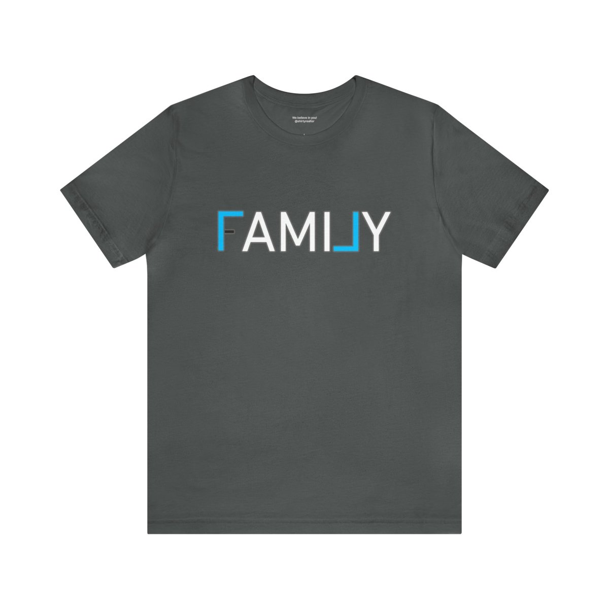 REAL Family Blue - T-Shirt | ShirtyAgents