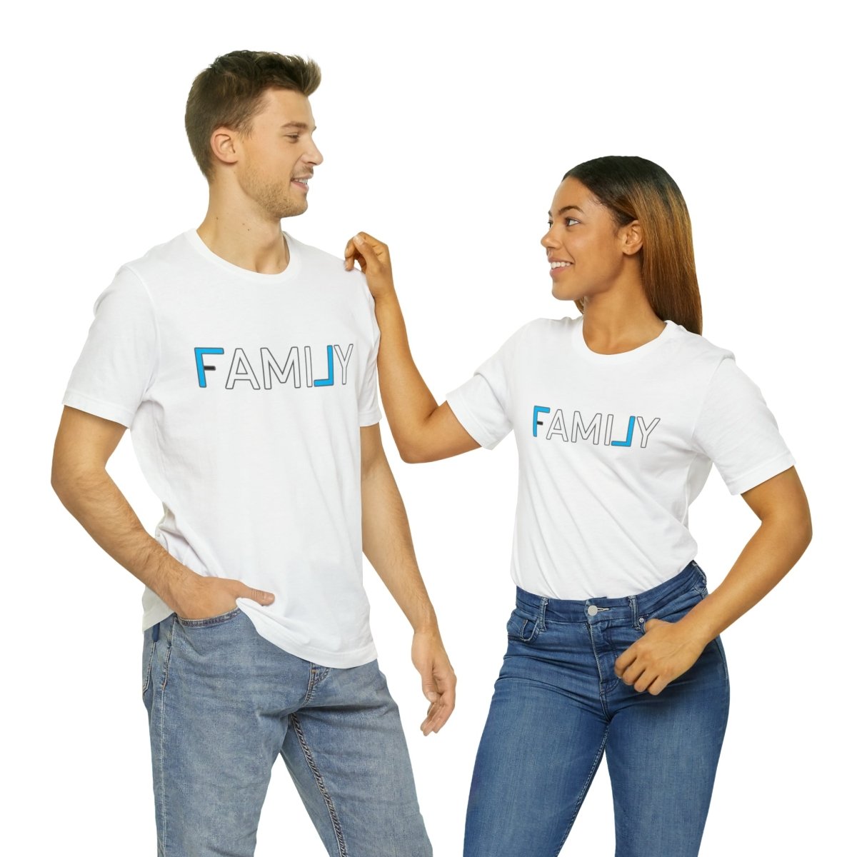 REAL Family Blue - T-Shirt | ShirtyAgents