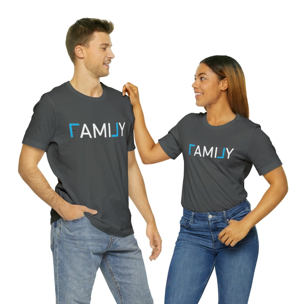 REAL Family Blue - T-Shirt | ShirtyAgents