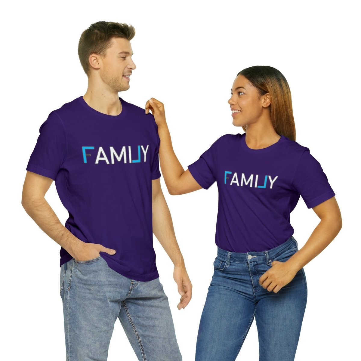 REAL Family Blue - T-Shirt | ShirtyAgents