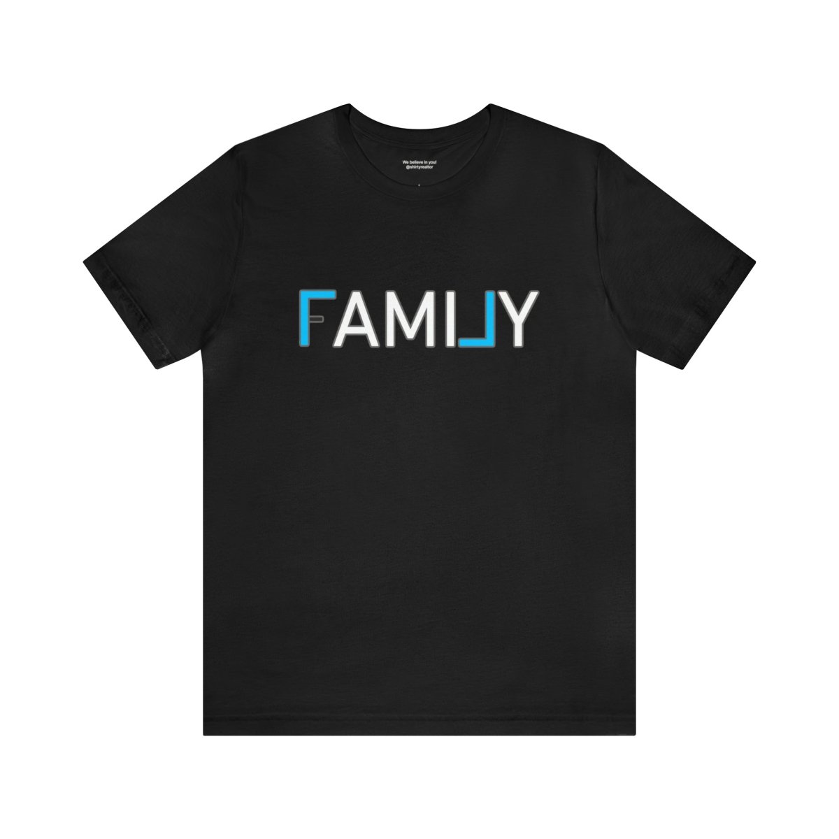 REAL Family Blue - T-Shirt | ShirtyAgents