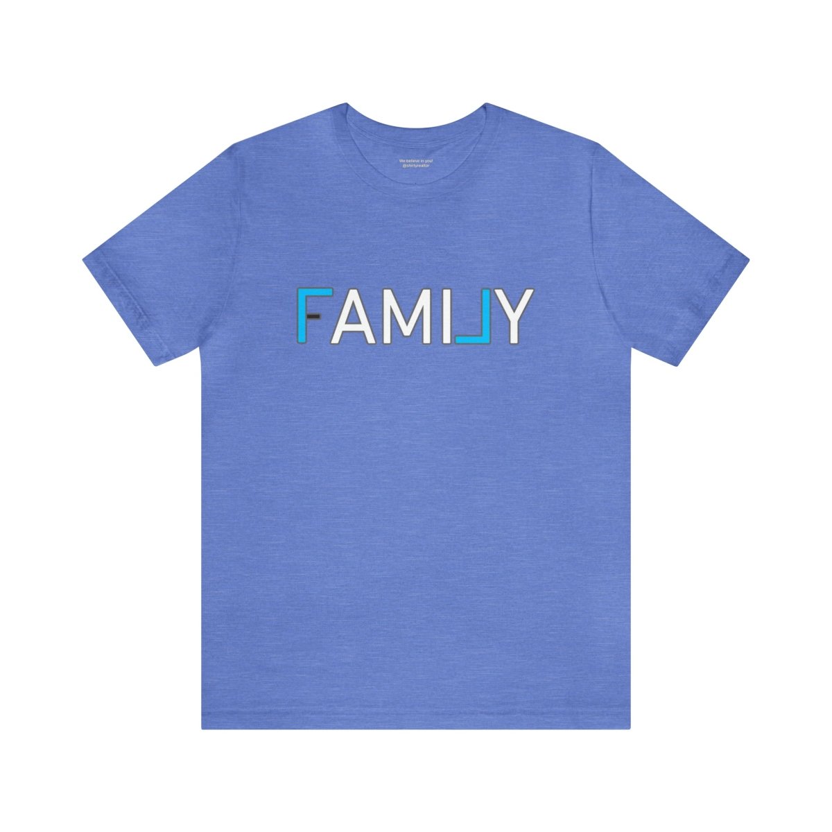 REAL Family Blue - T-Shirt | ShirtyAgents