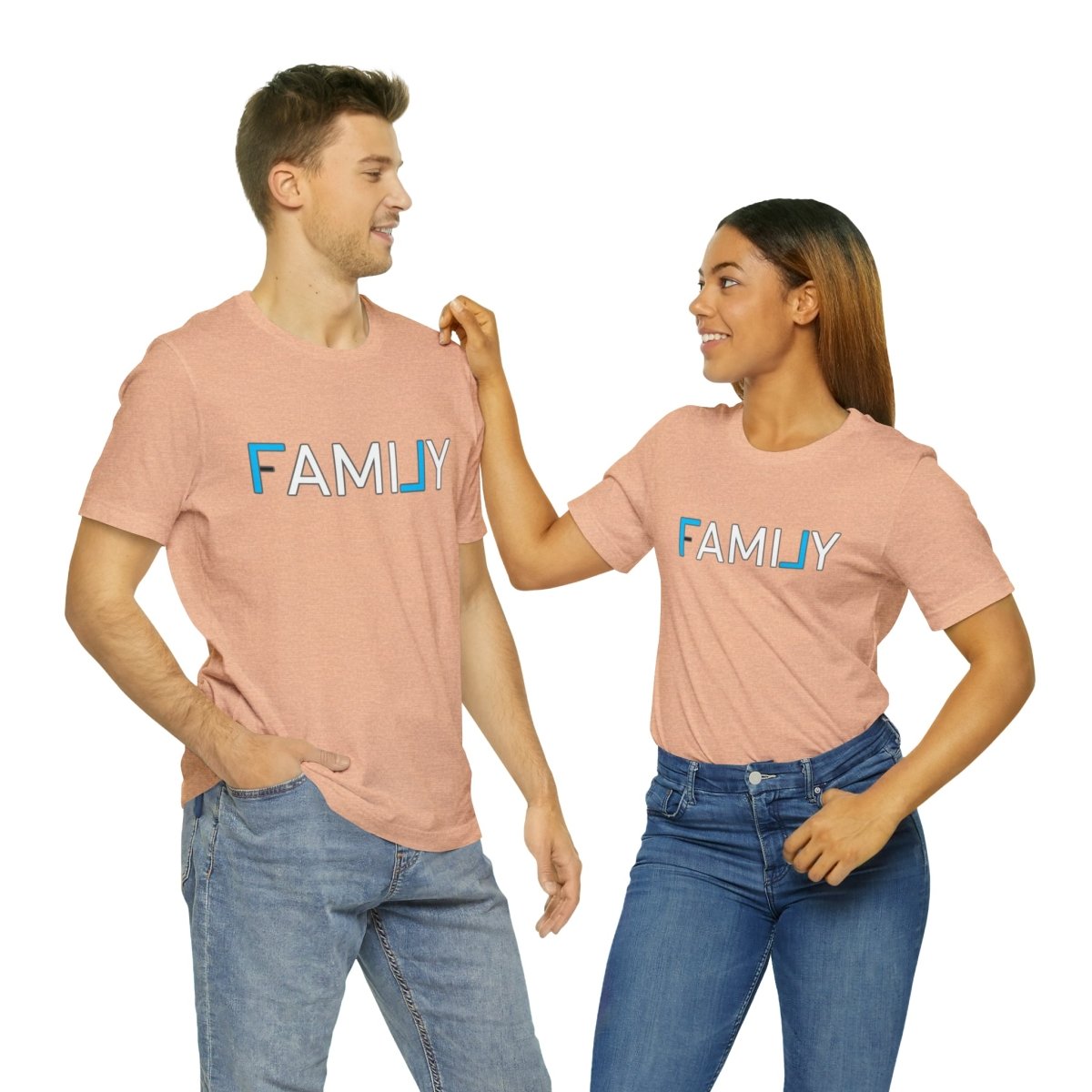 REAL Family Blue - T-Shirt | ShirtyAgents