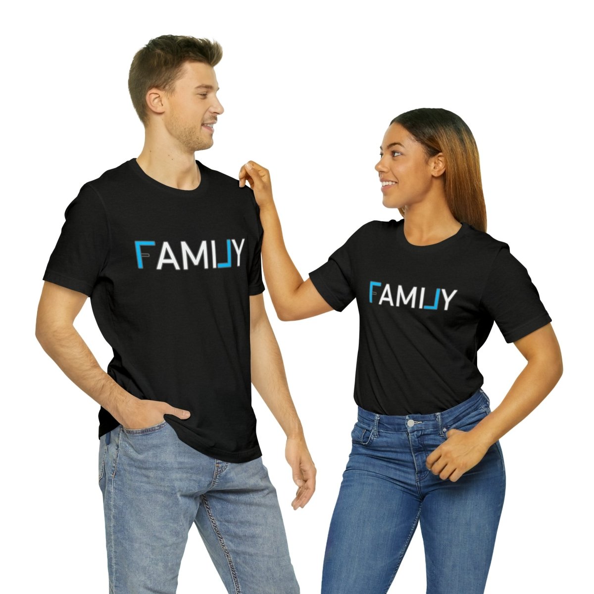 REAL Family Blue - T-Shirt | ShirtyAgents