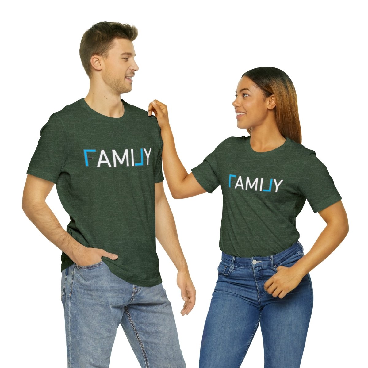 REAL Family Blue - T-Shirt | ShirtyAgents
