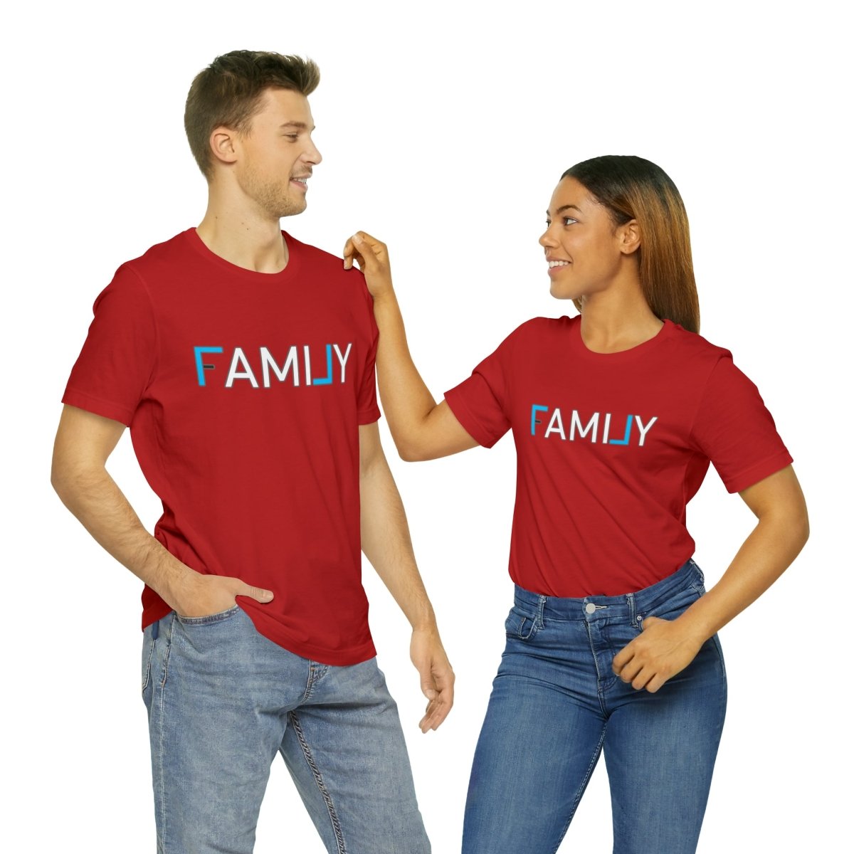 REAL Family Blue - T-Shirt | ShirtyAgents