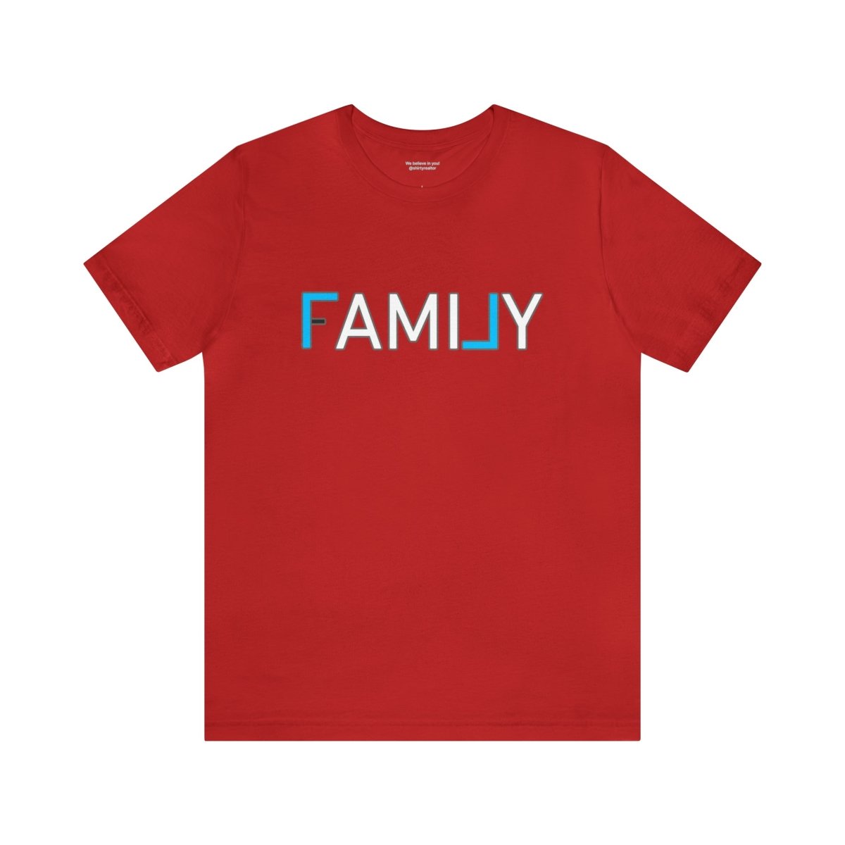 REAL Family Blue - T-Shirt | ShirtyAgents