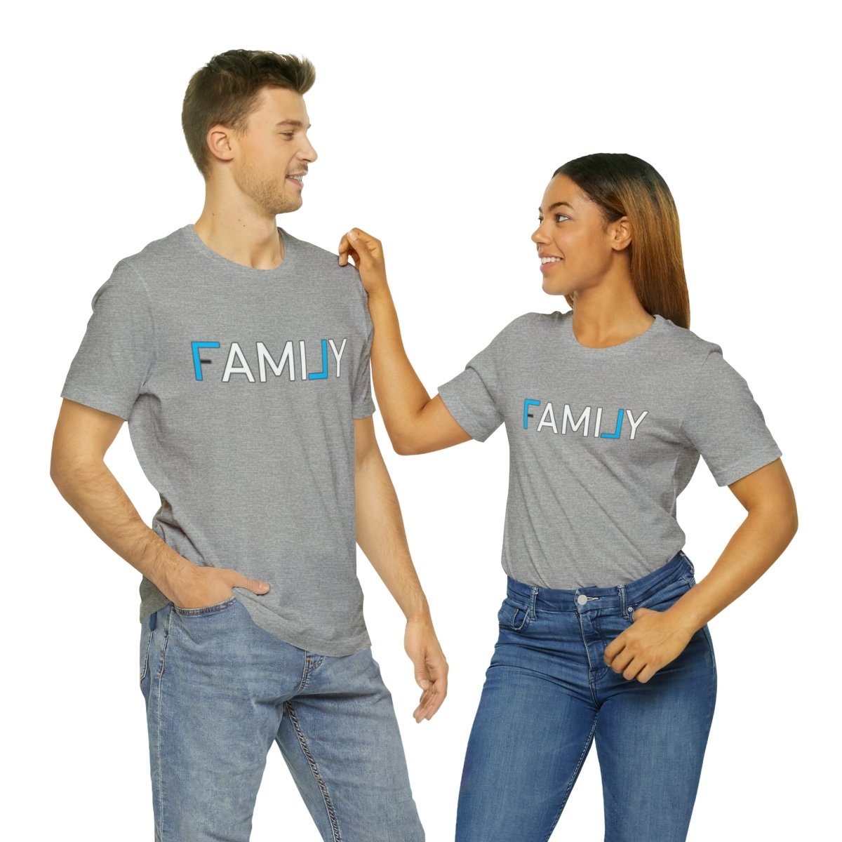 REAL Family Blue - T-Shirt | ShirtyAgents