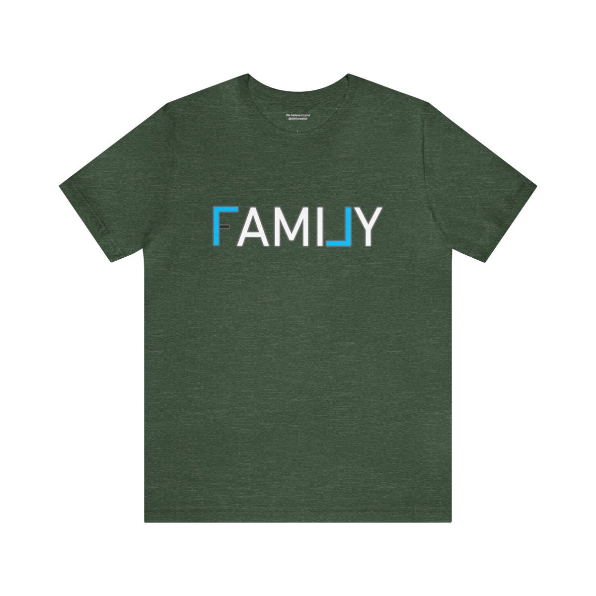 REAL Family Blue - T-Shirt | ShirtyAgents