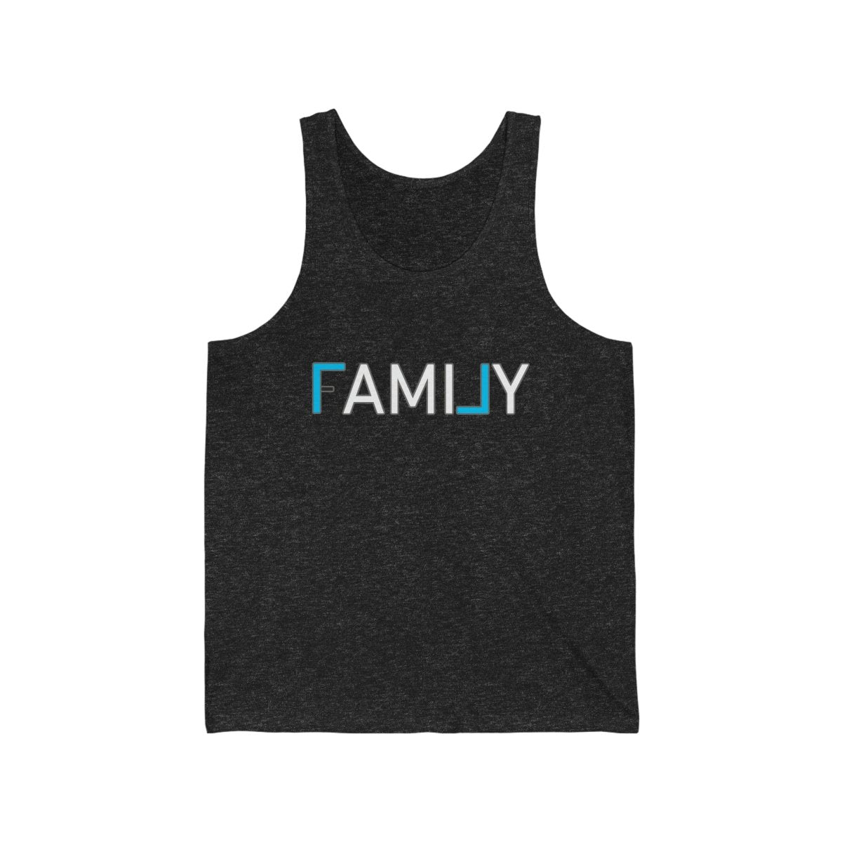 REAL Family Blue Tank - Tank Top | ShirtyAgents