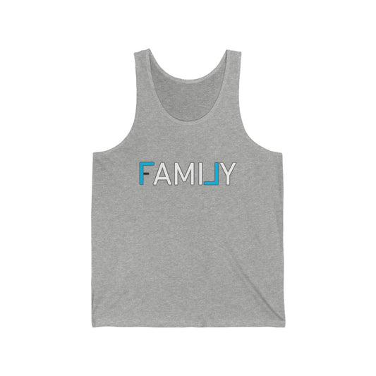 REAL Family Blue Tank - Tank Top | ShirtyAgents