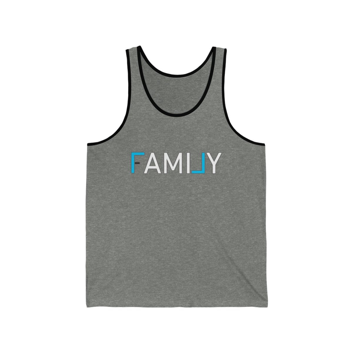 REAL Family Blue Tank - Tank Top | ShirtyAgents