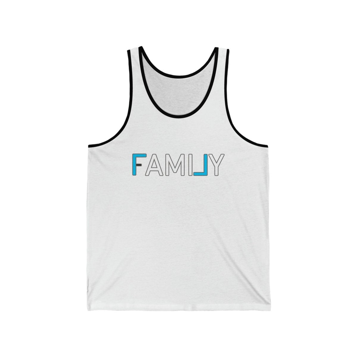 REAL Family Blue Tank - Tank Top | ShirtyAgents