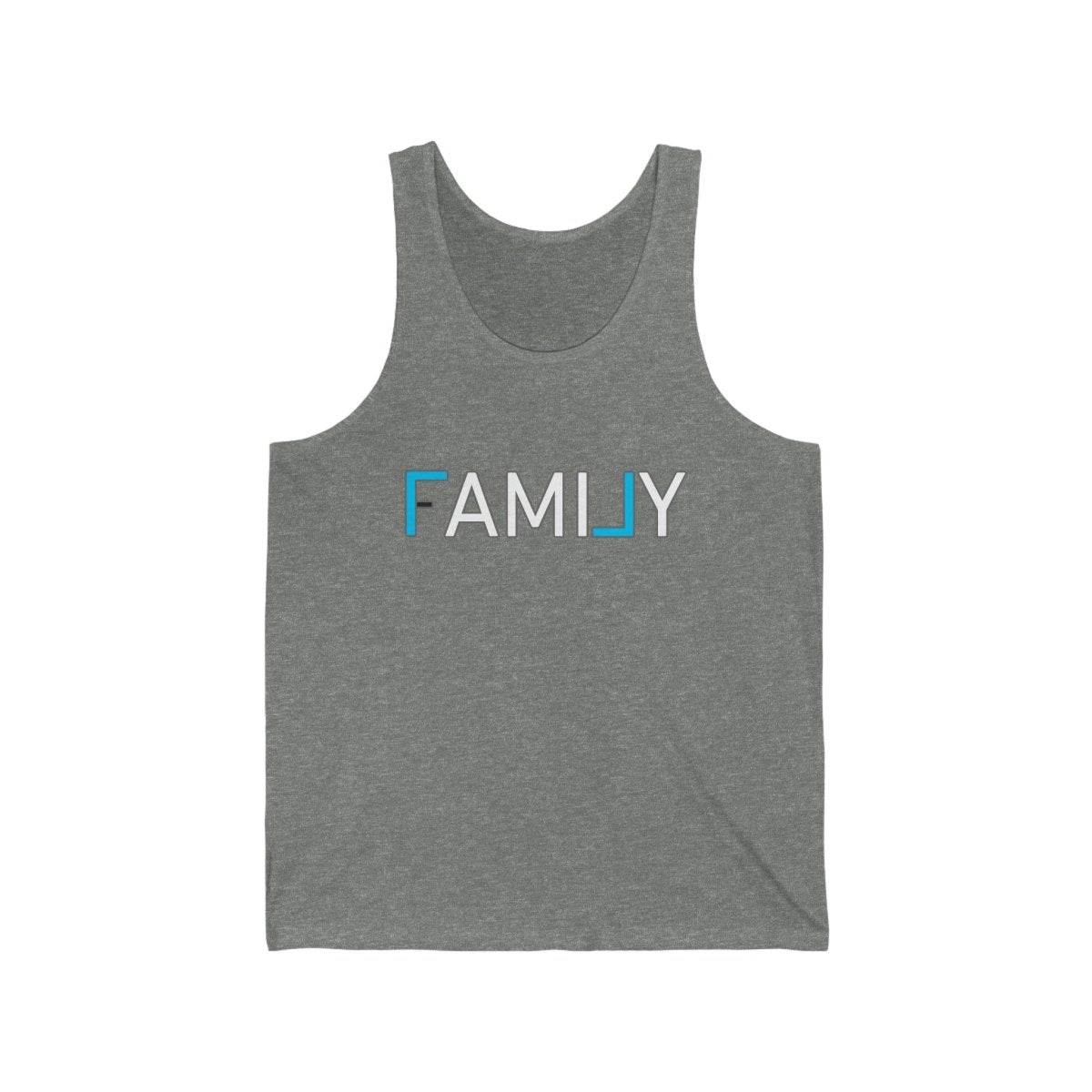 REAL Family Blue Tank - Tank Top | ShirtyAgents