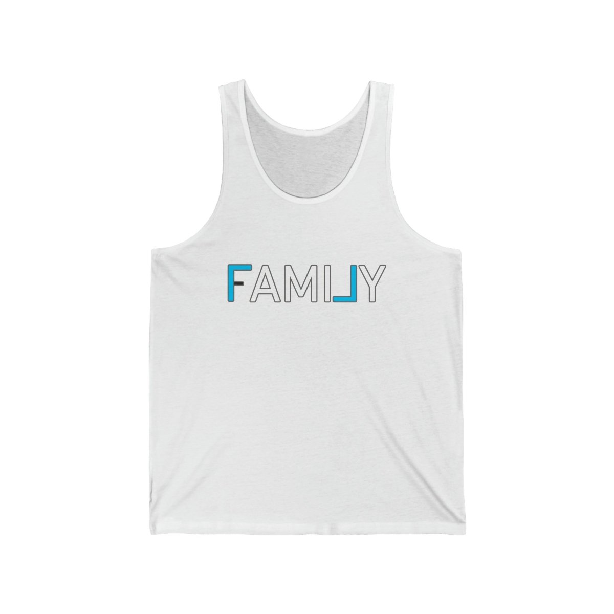 REAL Family Blue Tank - Tank Top | ShirtyAgents