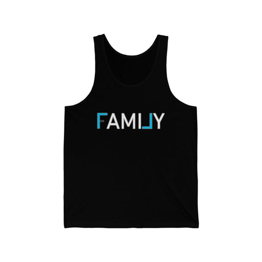 REAL Family Blue Tank - Tank Top | ShirtyAgents