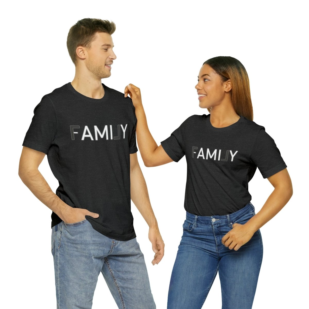 REAL Family Grey - T-Shirt | ShirtyAgents