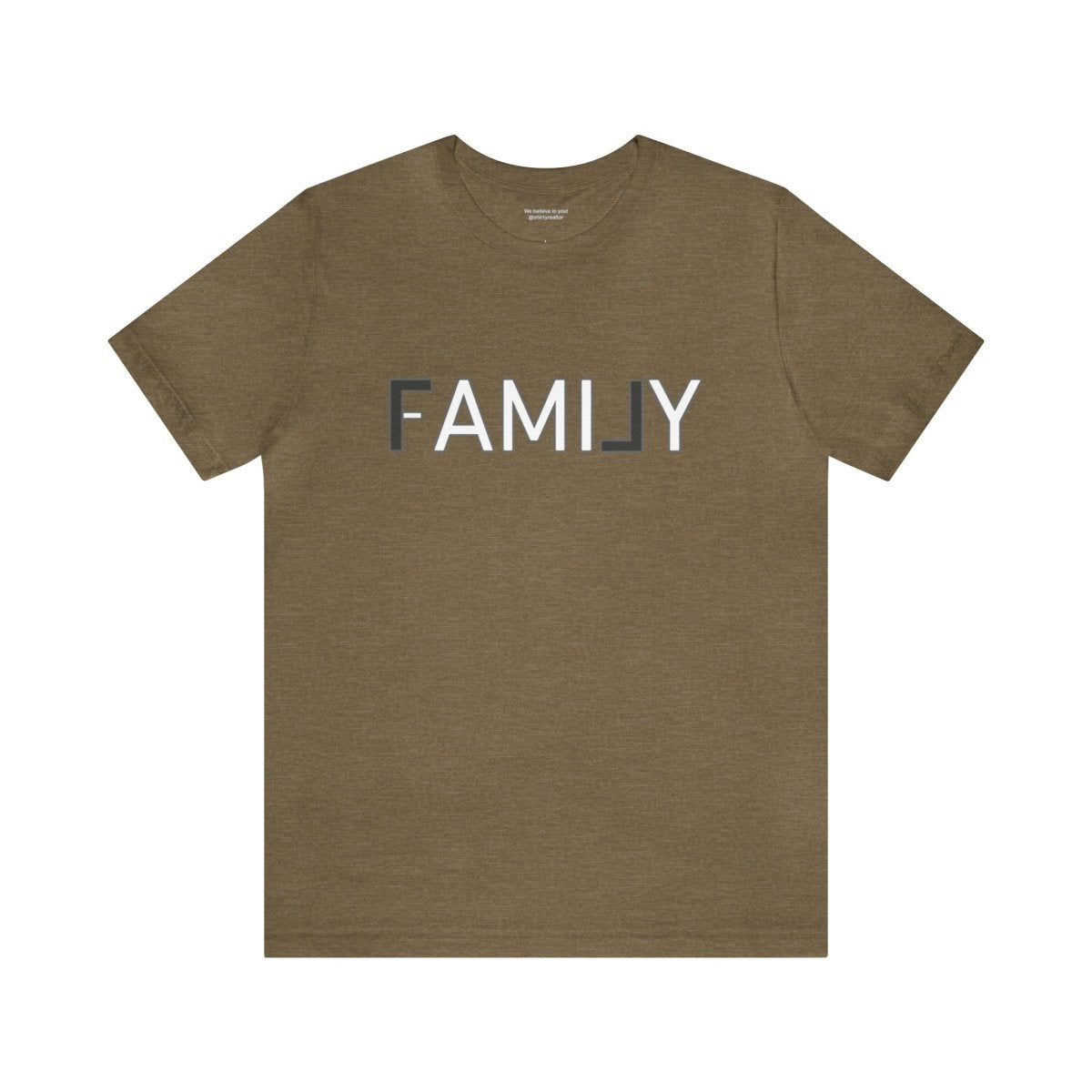 REAL Family Grey - T-Shirt | ShirtyAgents