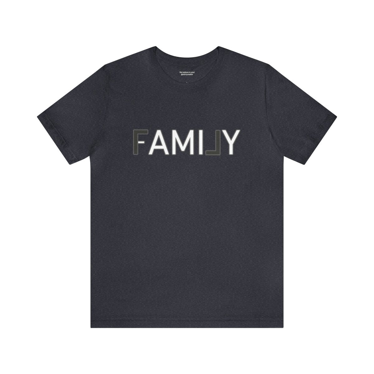 REAL Family Grey - T-Shirt | ShirtyAgents