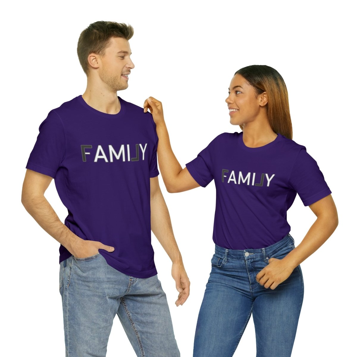 REAL Family Grey - T-Shirt | ShirtyAgents