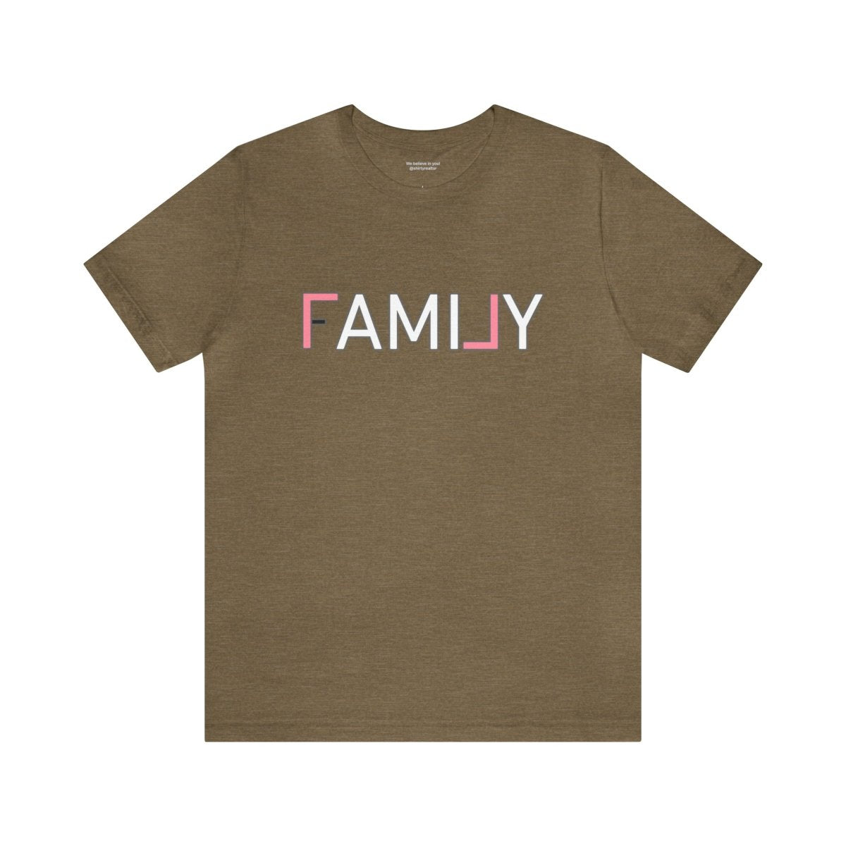 REAL Family Pink - T-Shirt | ShirtyAgents