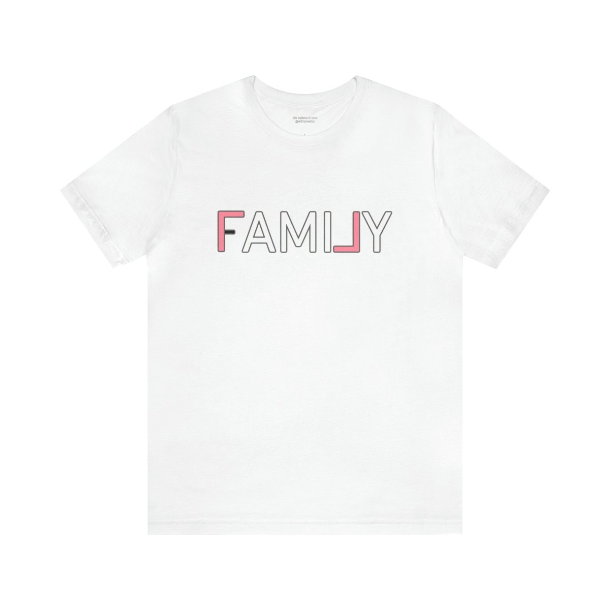 REAL Family Pink - T-Shirt | ShirtyAgents