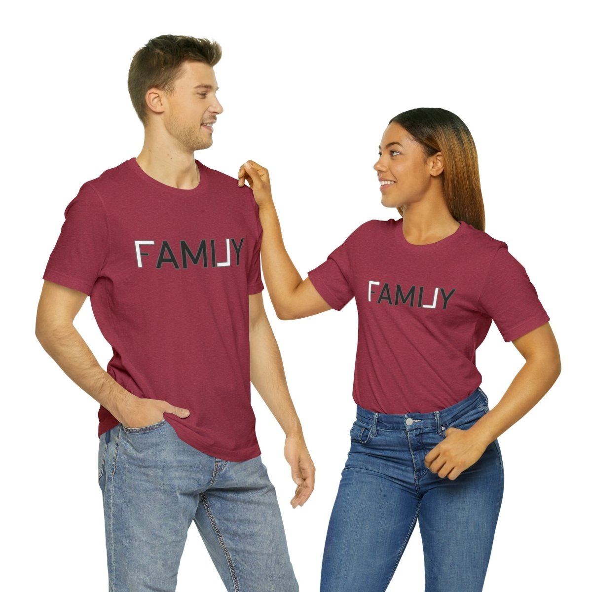 REAL Family White - T-Shirt | ShirtyAgents