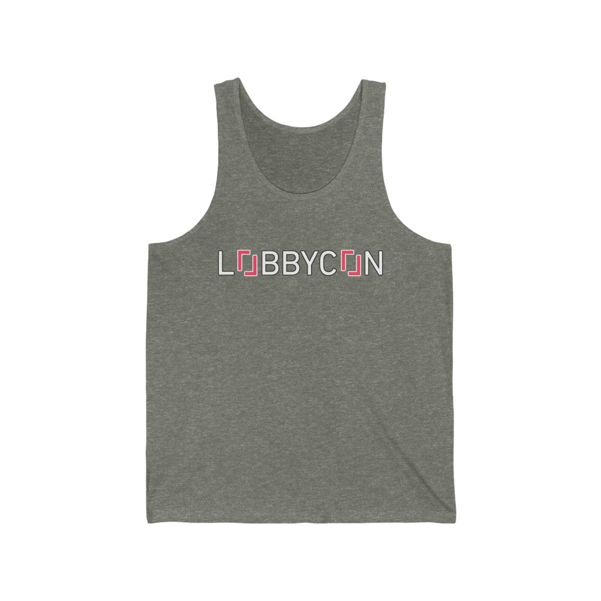 REAL LobbyCon Pink Logo Tank - Tank Top | ShirtyAgents