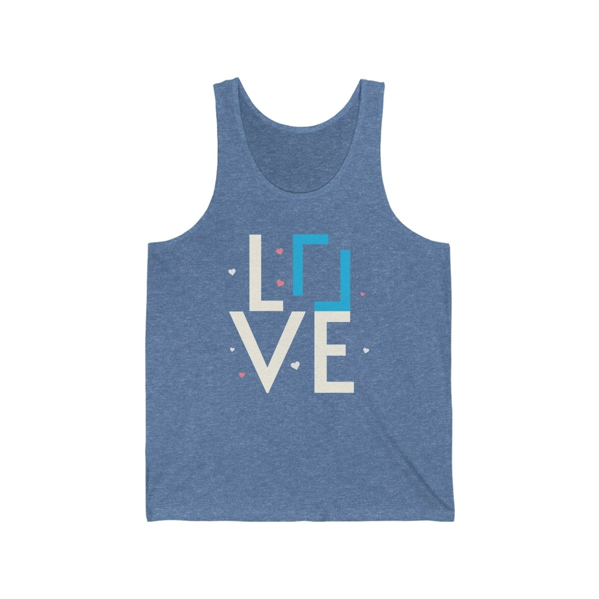 REAL Love Blue Tank - Tank Top | ShirtyAgents