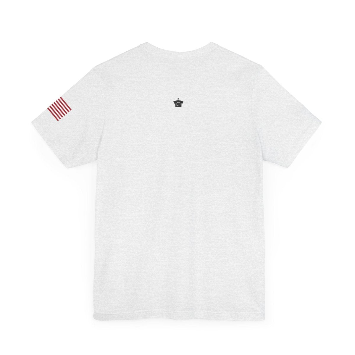 REAL Military Contrast Logo Text & Flag - T-Shirt | ShirtyAgents